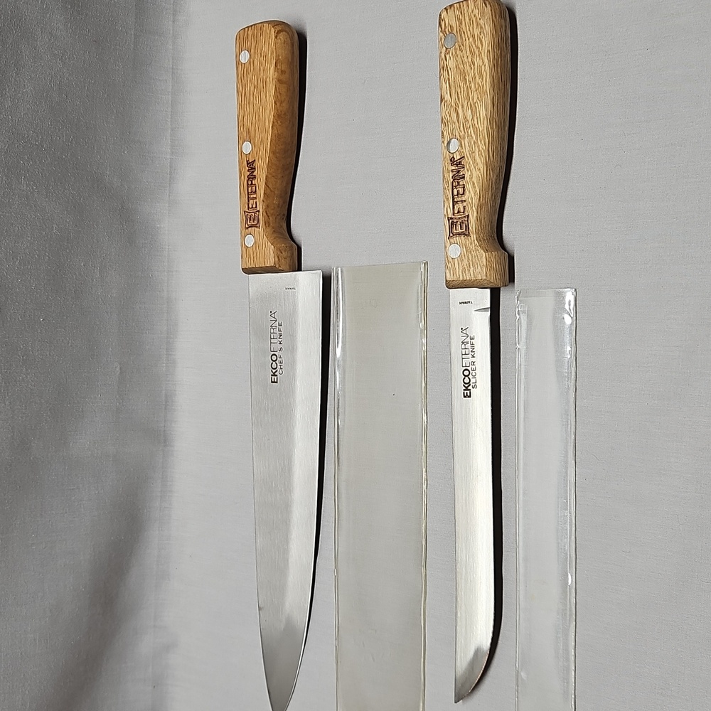 New old stock EKCO ETERNA Chef's & Slicer Knife